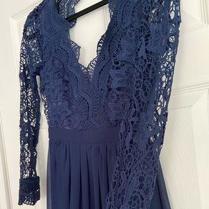 Long Navy Dress from Lulu’s